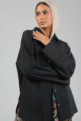 Black Linen Shirt - Shirt - Mizyana