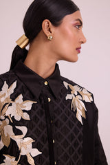 Black Mimi - Framed Shirt Dress - Shirt Dress - Mizyana