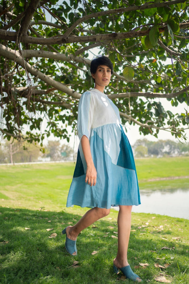 Blue Dress - Dress - Mizyana