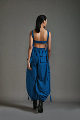 Blue Safari Cargo Set - Two-Piece Set - Mizyana