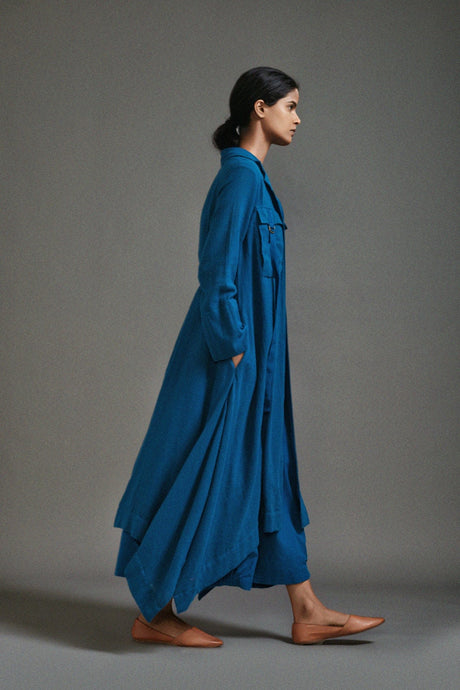 Blue Safari Koza Jacket - Jacket - Mizyana