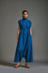 Blue Safari Sphara Jumpsuit - Jumpsuit - Mizyana