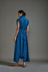 Blue Safari Sphara Jumpsuit - Jumpsuit - Mizyana