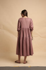 Blush Rib Vasara Dress - Dress - Mizyana