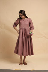 Blush Rib Vasara Dress - Dress - Mizyana