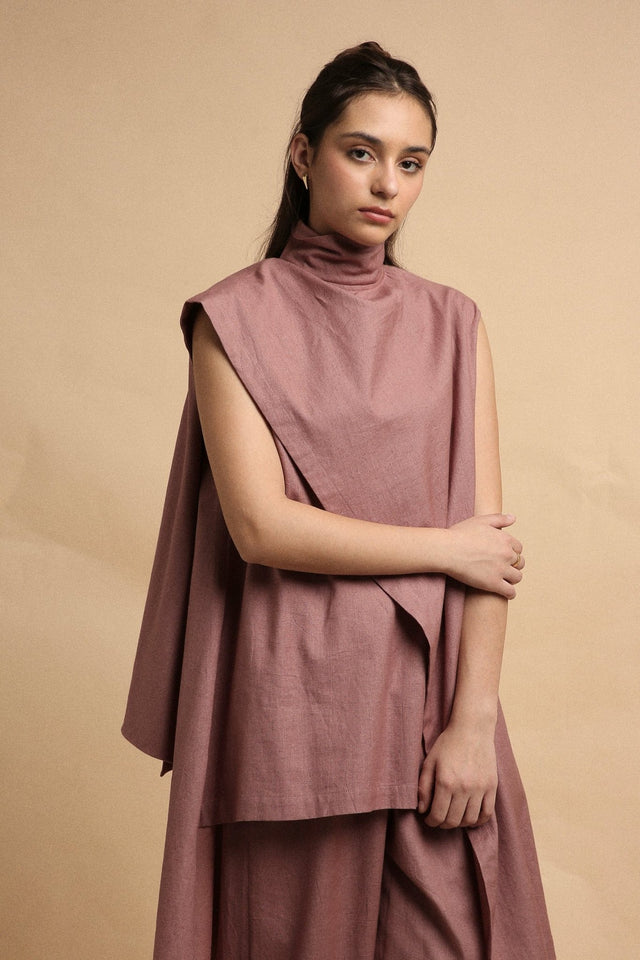 Blush Toga Co-Ord Set (2 PCS) - Co-ord Set - Mizyana