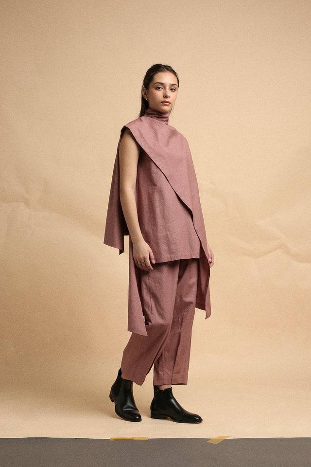Blush Toga Co-Ord Set (2 PCS) - Co-ord Set - Mizyana