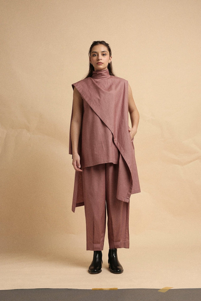 Blush Toga Co-Ord Set (2 PCS) - Co-ord Set - Mizyana