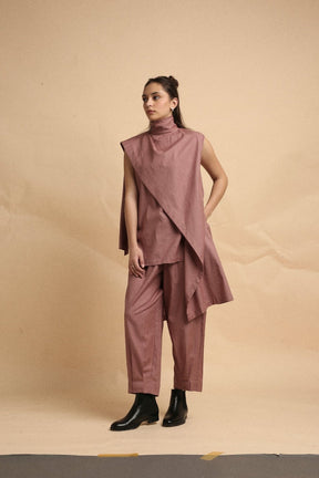 Blush Toga Co-Ord Set (2 PCS) - Co-ord Set - Mizyana