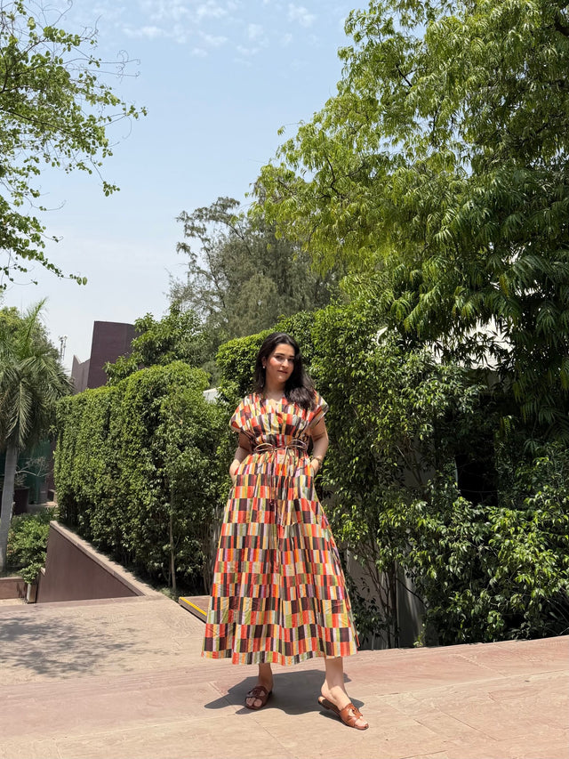 Bonita Dress in Camino print - Dress - Mizyana