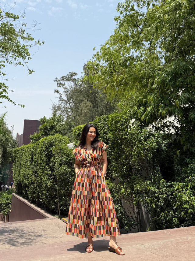 Bonita Dress in Camino print - Dress - Mizyana