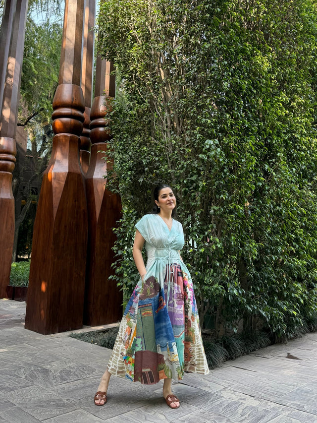 Bonita Dress in Casa Parade print - Dress - Mizyana