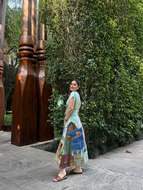 Bonita Dress in Casa Parade print - Dress - Mizyana