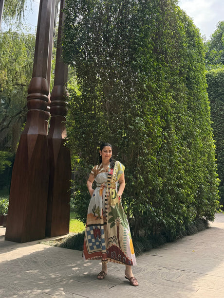 Bonita Dress in Encanto print - Dress - Mizyana