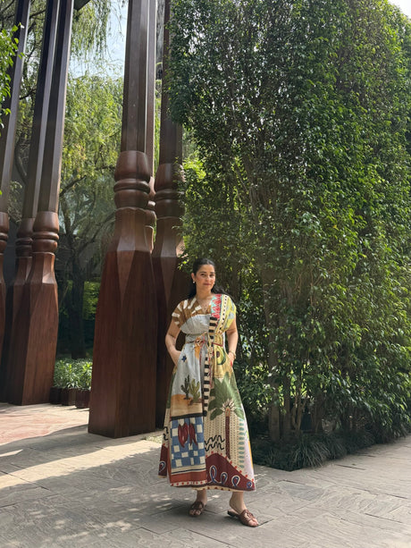 Bonita Dress in Encanto print - Dress - Mizyana