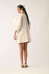 Botanica IVORY Bubble Aline Appliqu√© Dress - Dress - Mizyana