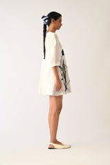 Botanica IVORY Bubble Aline Appliqu√© Dress - Dress - Mizyana