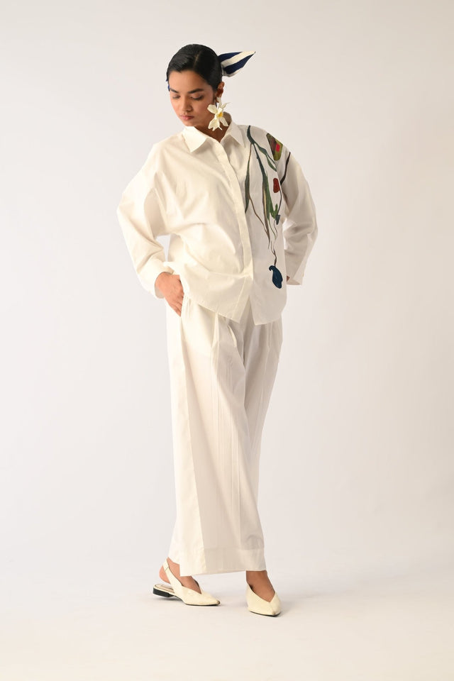 Botanica IVORY Sky Appliqu√© Shirt - Shirt - Mizyana