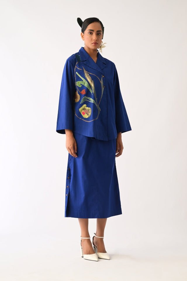 Botanica RB Psyflora Appliqu√© Shirt Set - Two-Piece Set - Mizyana