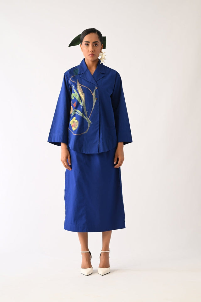 Botanica RB Psyflora Appliqu√© Shirt Set - Two-Piece Set - Mizyana