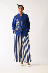 Botanica-Revolt RB Psyflora Appliqu√© Shirt Set - Two-Piece Set - Mizyana