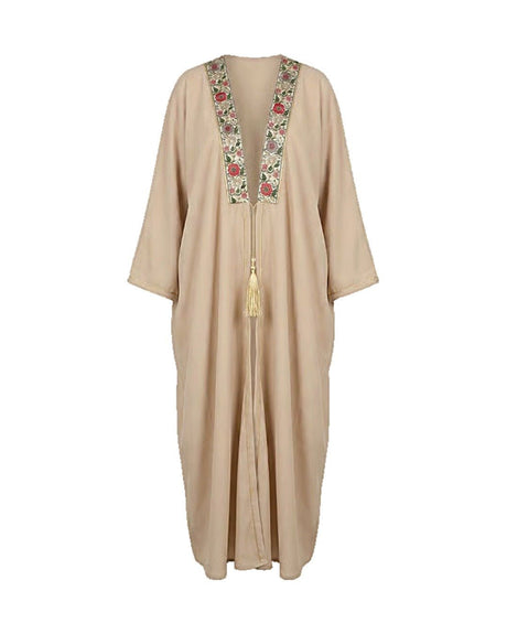 Breeze Linen Bisht Abaya - Abaya - Mizyana