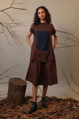 Brown CB Stara Dress - Dress - Mizyana