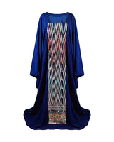 Butterfly Geometric Embroidered Jalabiya - Jalabiya - Mizyana