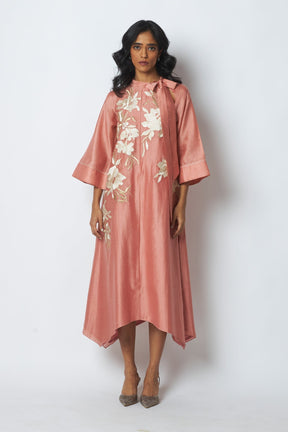 Calina - Modern Achkan Hi-Low Midi Dress - Dress - Mizyana