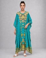 Camellia Floral Print Kaftan - Kaftan - Mizyana