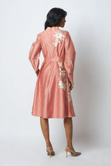 Carmen - Modest Wrap Midi Dress - Dress - Mizyana