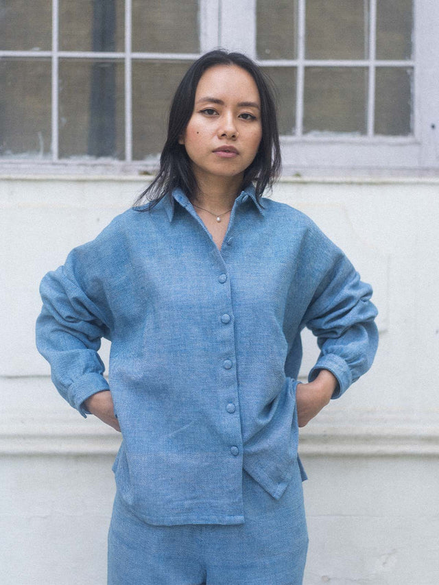 Cerulean Shirt - Shirt - Mizyana