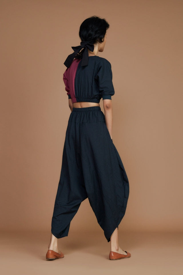 Charcoal Balloon Pants - Trousers - Mizyana