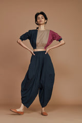 Charcoal Balloon Pants - Trousers - Mizyana