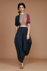 Charcoal Balloon Pants - Trousers - Mizyana