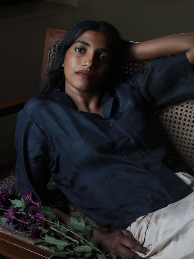 Charcoal Shirt - Shirt - Mizyana