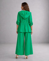 Chatri Hooded Cotton Jacket - Jacket - Mizyana
