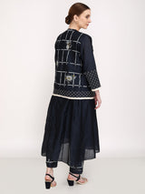 Checks & Roses Short Jacket - Jacket - Mizyana