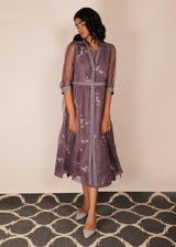 Cherry Blossom Double Layer Dress - Dress - Mizyana