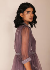 Cherry Blossom Double Layer Dress - Dress - Mizyana