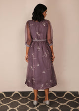 Cherry Blossom Double Layer Dress - Dress - Mizyana