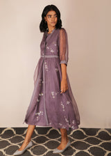 Cherry Blossom Double Layer Dress - Dress - Mizyana