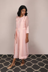Cherry Blossom Jumpsuit With Jacket Set - Two-Piece Set - Mizyana
