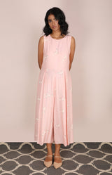 Cherry Blossom Jumpsuit With Jacket Set - Two-Piece Set - Mizyana
