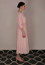 Cherry Blossom Peach Dress - Dress - Mizyana