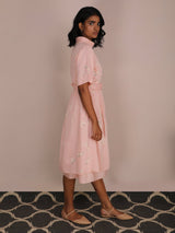 Cherry Blossom Print Dress - Dress - Mizyana
