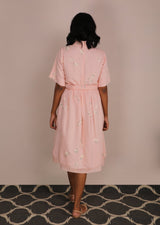 Cherry Blossom Print Dress - Dress - Mizyana