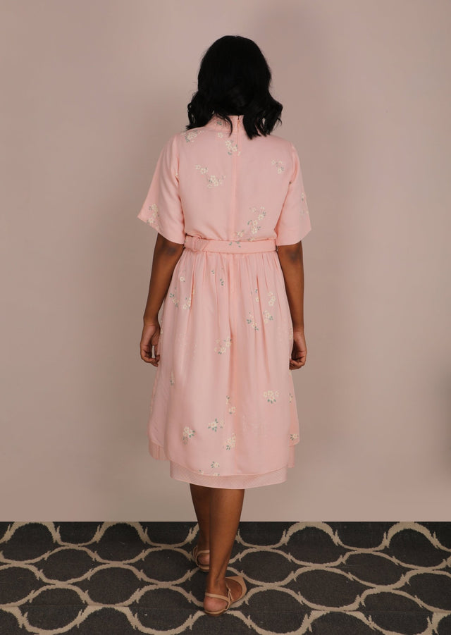 Cherry Blossom Print Dress - Dress - Mizyana