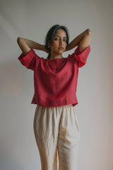 Claret in Chili Red - Shirt - Mizyana