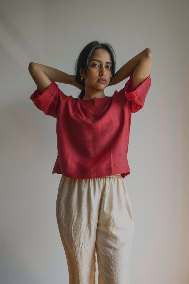 Claret in Chili Red - Shirt - Mizyana